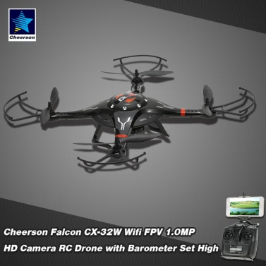 Original Cheerson CX-32W 4KANAL Wifi FPV 1.0MP Set HD Kamera RC Quadcopter mit einem Schlüssel Landung/Start und Barometer hoch