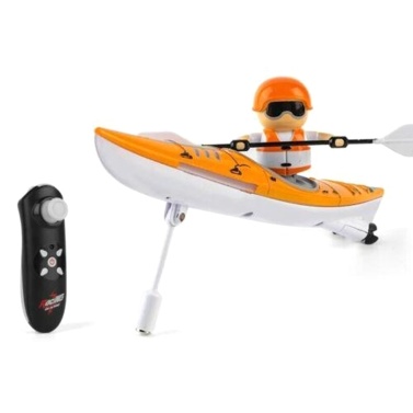 2.4G Remote Control Boat Colorful Paddle Remote Control Rowing with LED Lights Waterproof Ship Underwater Balance