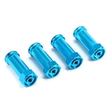 4Pcs Wheel Hex Hub Extension Adapter Lengthen Aluminum Alloy RC Car Parts for WLtoys 104001 1/10 RC Car