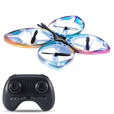 Mini Drone Remote Control Drone with Colorful Light 3D Flip Headless Mode Altitude Hold