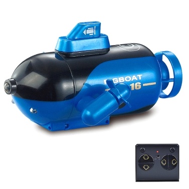 Mini Remote Control Submarine 4-Channel Remote Control Toy Forward/Diving Backward/Surfacing Left Turn Right Turn