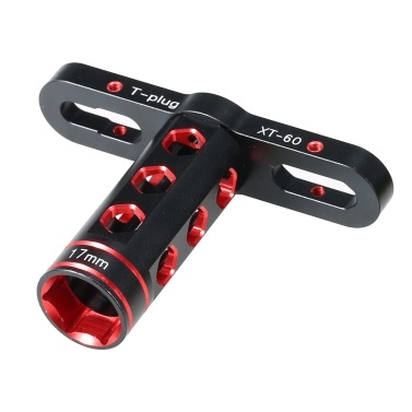 Aluminium Alloy RC Wheel Nut Wrench 17mm Hex Nuts Installation Tools for 1/8 RC Car Tires Wheel Rim Compatible with Traxxas X-Maxx SUMMIT E-REVO