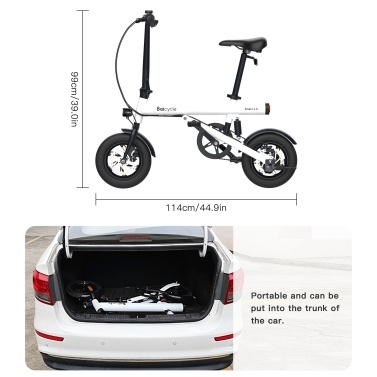 BAICYCLE Smart 2.0 12 Inch Collapsible Electric Bike