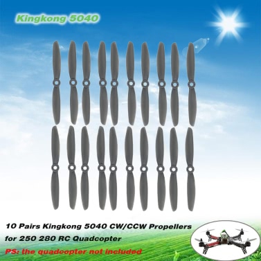 10 Paare Kingkong 5040 CW / CCW Propellern für QAV250 280 RC Quadcopter