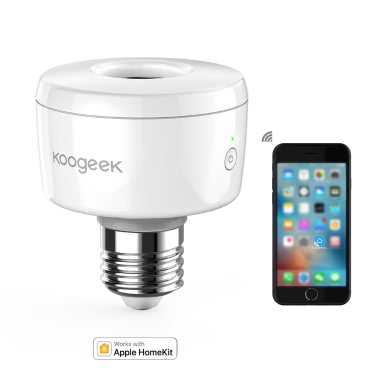 44% OFF Koogeek Wi-Fi Enabled Smart Socket E26 Light Bulb Adapter,limited offer $29.99 44% OFF Koogeek Wi-Fi Enabled Smart Socket E26 Light Bulb Adapter,limited offer $29.99