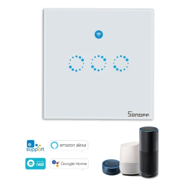 41% OFF SONOFF T1 3 Gang Smart WiFi Wall Light UK Switch,limited offer $19.09 41% OFF SONOFF T1 3 Gang Smart WiFi Wall Light UK Switch,limited offer $19.09