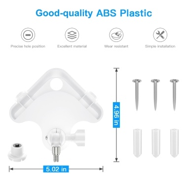 Eckhalterung Wandhalterung Monitorkamera Eckhalterung Verstellbare Halterung Unter Stil 1/4 Schraube für Blink XT Blink XT2-Kamera und Blink-Innenkamera