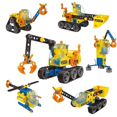 117pcs 6in1 STEM Building Toys Stem Toys Education DIY Assembly Disassembly Toys