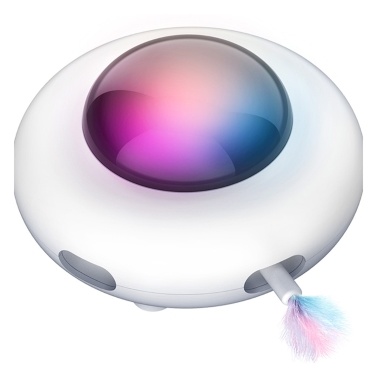 Automatic Cat Toy Electric Smart Gravity UFO  Self-entertaining Feather Wand Pet Toy - For Cat Lovers