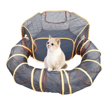 Cat Tunnel Portable Foldable Breathable Dog Cage Indoor and Outdoor Use Suitable for Cats and Dogs