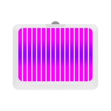 Electric Insect Killer USB-Powered Indoor Fly Trap with 6 Replacement Stickers Silent Energy-Saving LED Bug Zappers for Home Office Restaurant