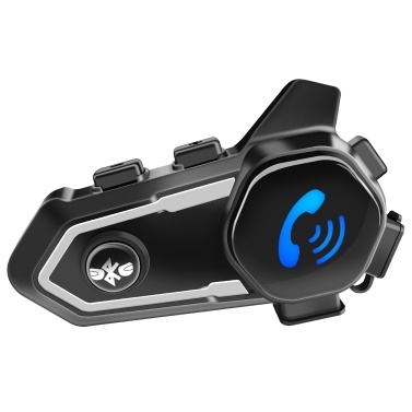 V11S IP67 Waterproof  BT5.0 Smart Motorcycle Helmet Intercom with Microphone Hands-free Interphone for Motorcycle Riders 300 Meter Connection Range Multi-Protocol Support Dual Phone Connection