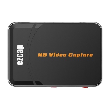 ezcap 280HD Video Capture Box 1080P HD Recording Box Audio Video Converter Support HD IN & OUT MIC IN Plug and Play for DVD Camcorder Set-Top Box Computer Game Console