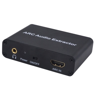 AY80 ARC Audio Extractor HD-ARC Audio Rückkanal Adapter Unterstützung Optical Fiber Koaxial RCA 3,5 mm Ausgang Geeignet für Audioverstärker Headset HDTV