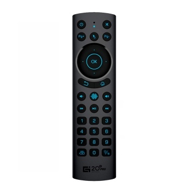 G20S PRO BT 2.4G & BT5.0 Dual Mode Wireless Air Mouse with USB Receiver 6-Axis Gyroscope Handheld Remote Control Smart Voice Control IR Learning Backlight for Smart TV Android TV BOX PC