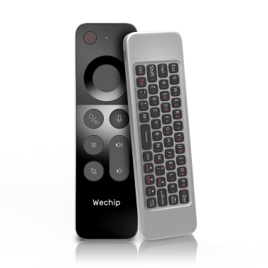 W3 2.4G Air Mouse Wireless Keyboard Voice Control IR Learning Remote Controller 6-Axis Motion Sensing for Smart TV Android TV BOX PC