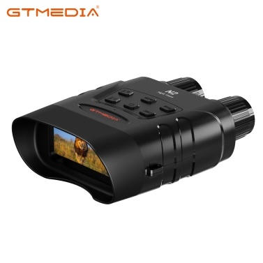 GTMEDIA N2 Night Vision Binoculars Night Vision Goggles with 2.4-inch Screen 5x Zoom Adjustable Brightness 1080P HD Video Recording for Outdoor Activities Hunting Wildlife Observation