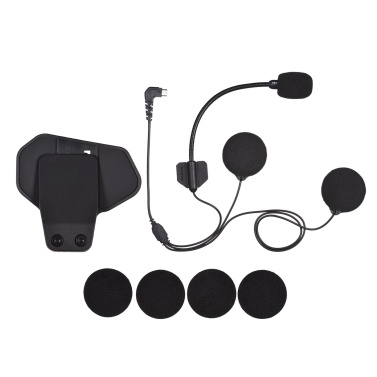 Accessories for R1 or R1plus Motorcycle BT Intercom Helmet Headset BT Interphone Small Microphone Speaker MIC + Adhesive Clamp Clip Mount