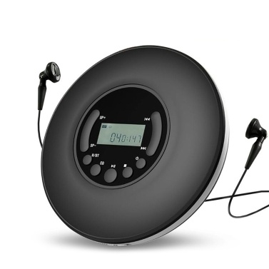 Portable CD Player MP3 Music Player A-B Repeat Function with LCD Display LCD Display External Speakers and Headphones 5 types of Sound Effect