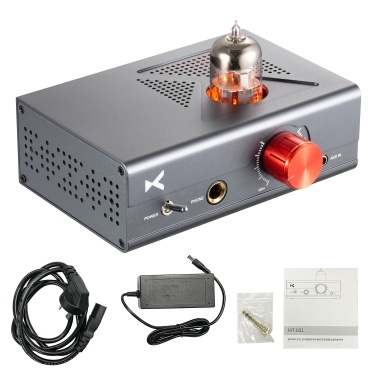 XDuoo/MT-601 High Performance Headphone Amplifier 6N11/E88CC Tube Transistor Headphone Amplifier Pre-Amplifier with AUX in/Out HiFi Headphone Vacuum Tube AMP Multi-function Headphone Amplifier for Home and Computer