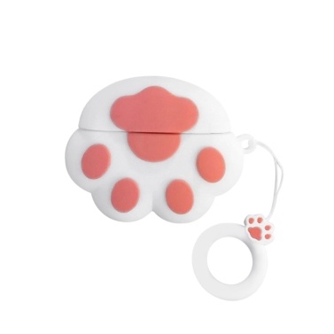 3D Earphone Case Protective Cover Case Compatible with AirPods Pro with Carabiner Cute Cat Cartoon Headphone Earpods Earbuds Silicone Cover