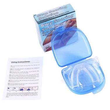 Moldable Teeth Guard with Storage Case Anti-snoring Device Nighttime Teeth Grinding Mouthguard Food-grade EVA Material Dental Care