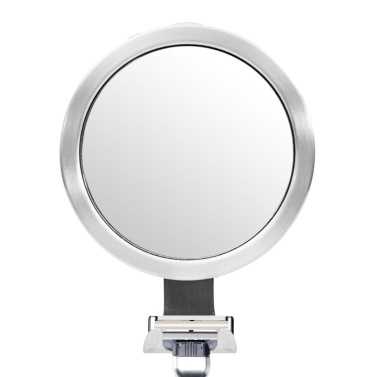 Suction Cup Anti-fog Vanity Mirror with Hooks No-Punch Bathroom Shower Shaving Makeup Mirror
