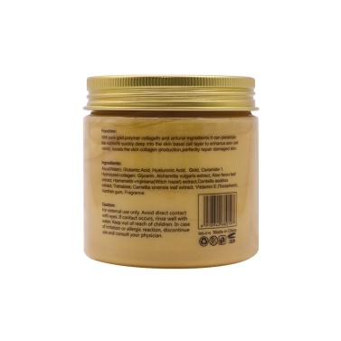 24K Gold Collagen Facial Mask Anti-aging Firming Mask Deep Cleansing Moisturizing Hydrating Face Mask Skin Care Product, 200ml