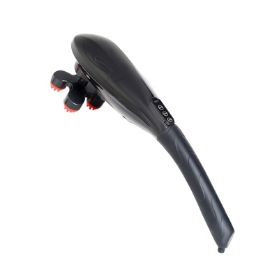 Handheld Electric Multi-function Body Meridian Muscle Relaxation Massager USB Charge 6 Speeds 5 Vibration Modes 6 Massage Heads