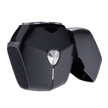 Portable Men's Electric Shaver with Magnetic Suction Blade Head Type-C Charging 60-Minute Working Time and Wet/Dry Use Capability