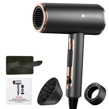 Bestauty Portable Hair Dryer Water Ions Plus Negative Ions