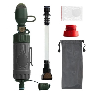Multiple Fuction Water Purifier Portable Water Filter Straw Drinking Water Filtration Purifier for Outdoor Survival Emergency Preparedness