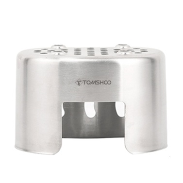 TOMSHOO Canteen Cup Stand Stainless Steel Wood Burning Stove