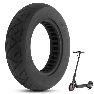 10 x 2.5m Solid Tire High Intensity Rubber Tire Replacement for Xiaomi M365/Pro Electric Scooter