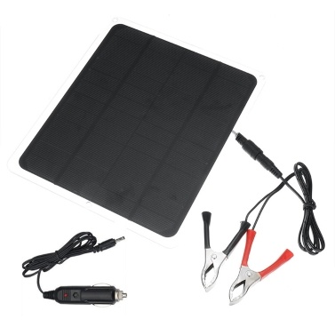 20W Monocrystalline Silicon Outdoor Camping Hiking USB Solar Panel Portable Solar Power Recharger Car Light Fan Recharging Tool Removable Solar Panels
