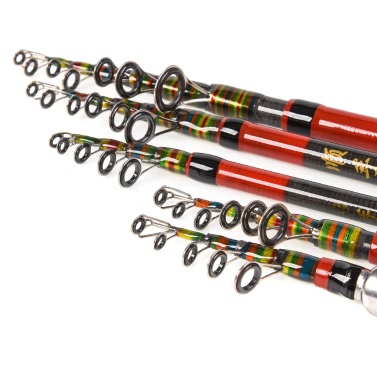 Lixada Carbon Fiber Teleskopische Angelruten und Rollen Combo Full Kit Spinning Angelrolle Angelköder Gear Organizer Pole Set