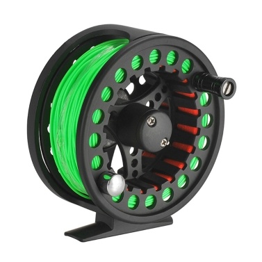 2+1BB Large Arbor Fly Fishing Reel Lightweight CNC Machined Aluminum Alloy Fly Fishing Reel with Line