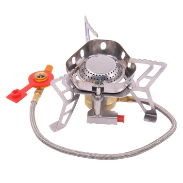 Mini Portable Gas Stove Split Type Outdoor Camping Windproof Furnace Gas Burner