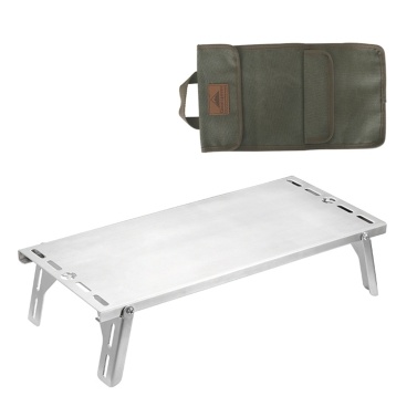 Folding Stove Table Portable Camping Stove Stand Bracket Holder For Fishing Hiking Picnic