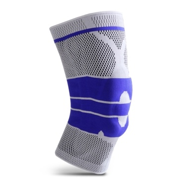 Compression Kneepads Knee Protector with Silicone Gel and Spring Fitness Soft Breathable Knee Guards Elastic Knee Braces Knee Support for Volleyball Football Dance Yoga Tennis Running Cycling Mountaineering