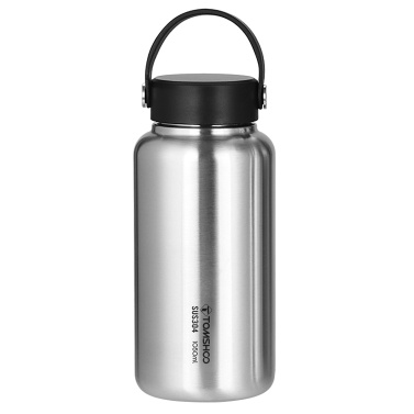 TOMSHOO 1050ml Stainless Steel Water Bottle Leak Proof Sports Bottle for Outdoor Camping Hiking Backpacking Cycling Fitness