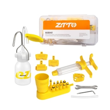 ZTTO Universal Metal Connector Bicycle Oil Change and Oil Filling Tools Kit Bike Brake Repairing Tool - 2022 LITE Plastic Connector