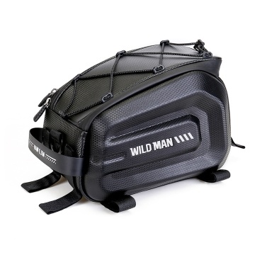 WILD MAN Bicycle Bag Multipurpose Design Mountain Bike Bag Ebike Battery Bag Rear Rack Storage Bike Trunk Bag for Bicycles Ebikes Bag Accessories