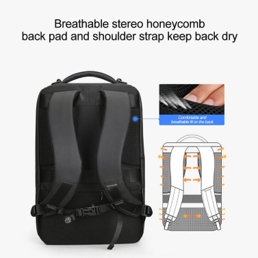 MARK RYDEN 33L Fashionable Anti-Thief Multifunctional Waterproof USB Charging Travel Updated Version Men Backpack