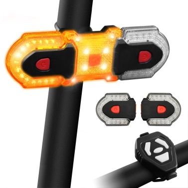 Wireless Control Bike Turn Signal Light Waterproof Bicycle Front Rear Safety Warning Light