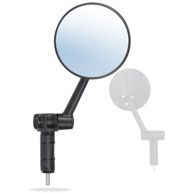Bicycle Handlebar Plug Rearview Mirror Adjustable Bicycle Handlebar AntiGlare Mirror Foldable Bike Rearview Mirror Cycling Accessory