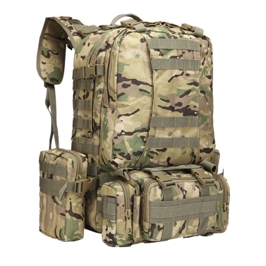 Men Women Sports Backpack 4-in-1 Large Capacity Multi-Functional Waterproof Camping Hiking Outdoors Bag Rucksacks