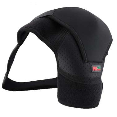 1pcs Single Left/Right Shoulder Sports Pain Relief Shoulder Support Brace Adjustable Wrap Belt Band Gym Brace Pads with Gentle Compression