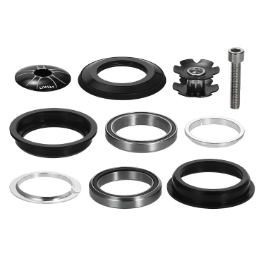 Lixada Bicycle Headset CNC Threadless Tapered Headset Sealed Cartridge Bearings 1-1/8"