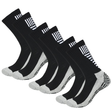 1 Pair Soccer Socks Breathable Non Slip Grip Sports Socks for Football Basketball Sports Socks for Men